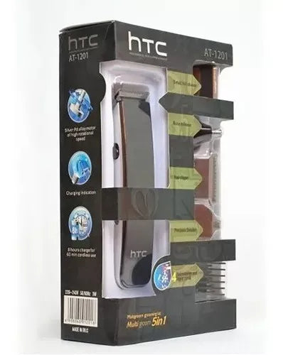 Maquina Peluquera Afeitadora HTC 5 En 1 Rasuradora At-1201