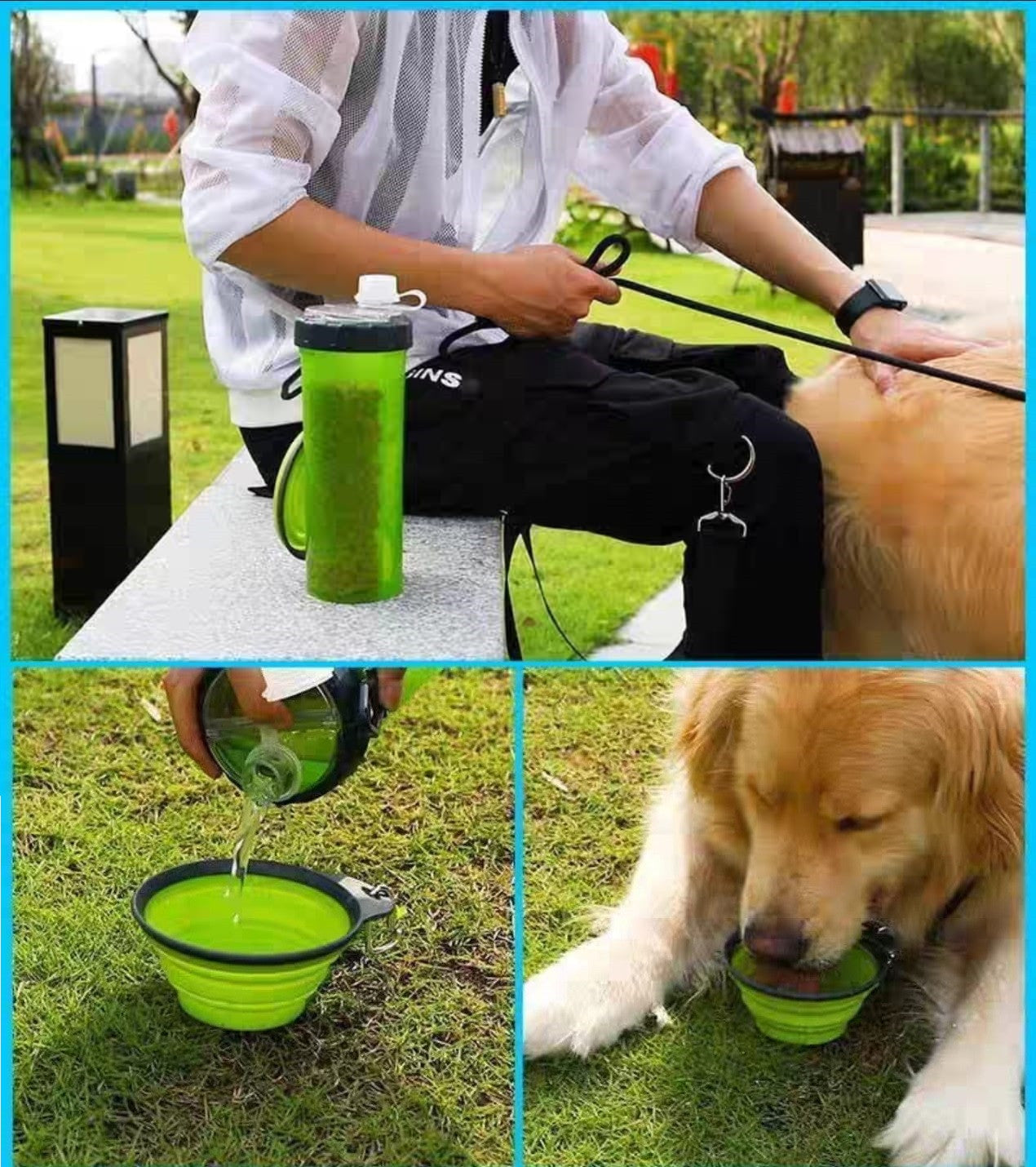 Bebedero de Agua y Porta Comida Mascotas - Teleproductos Bogotá 